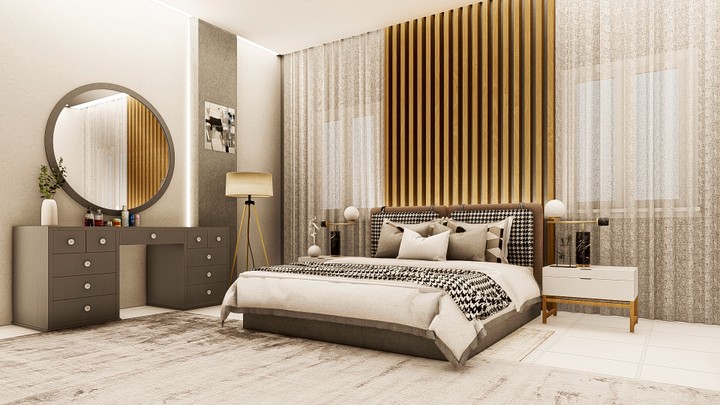 Neoclassic interior- Bedroom