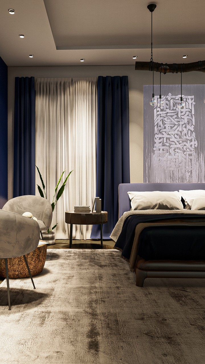 Bedroom in KSA - Modern interior design