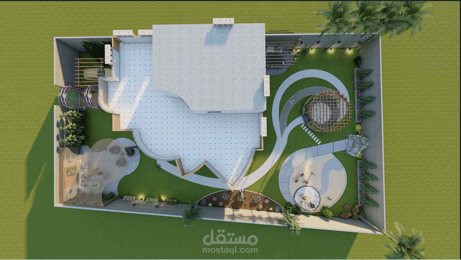 تصميم حديقة