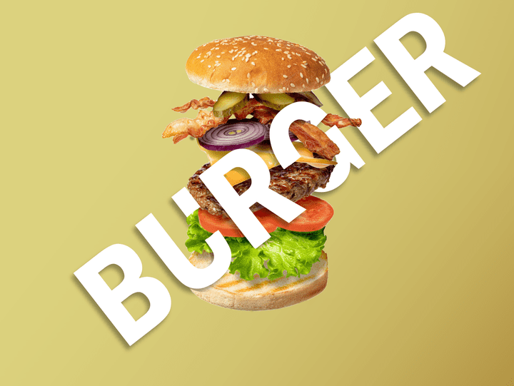 burger banner