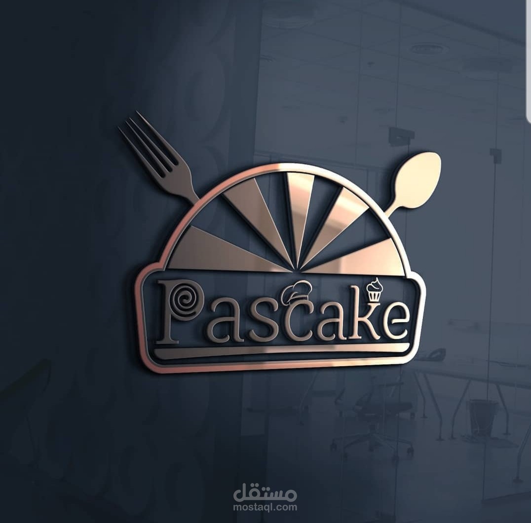 Logo designing for cake restaurant