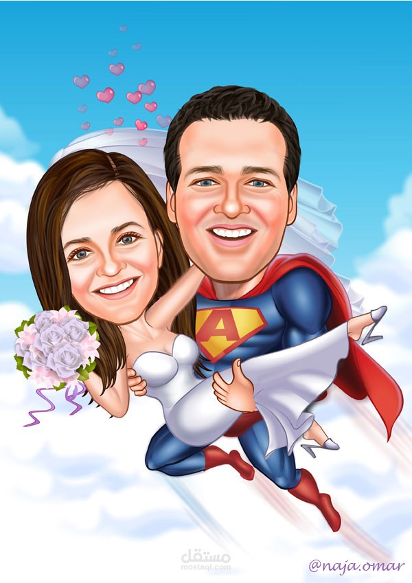 Couple Caricature