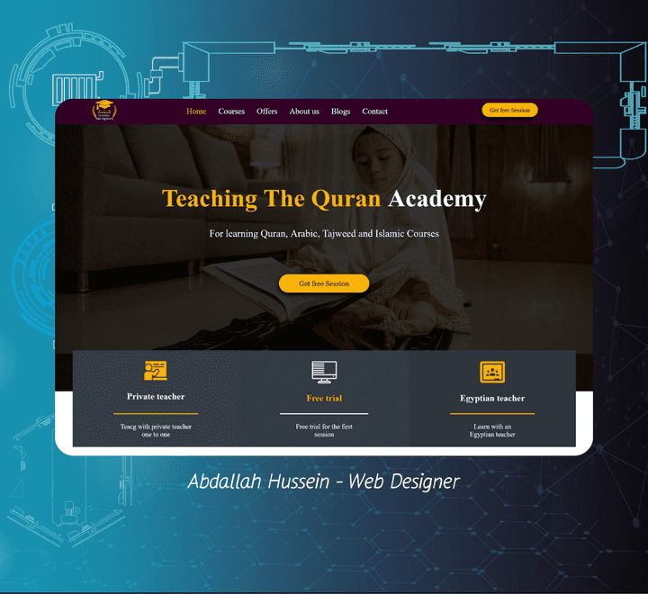 موقع لــــTeaching The Quran Academy