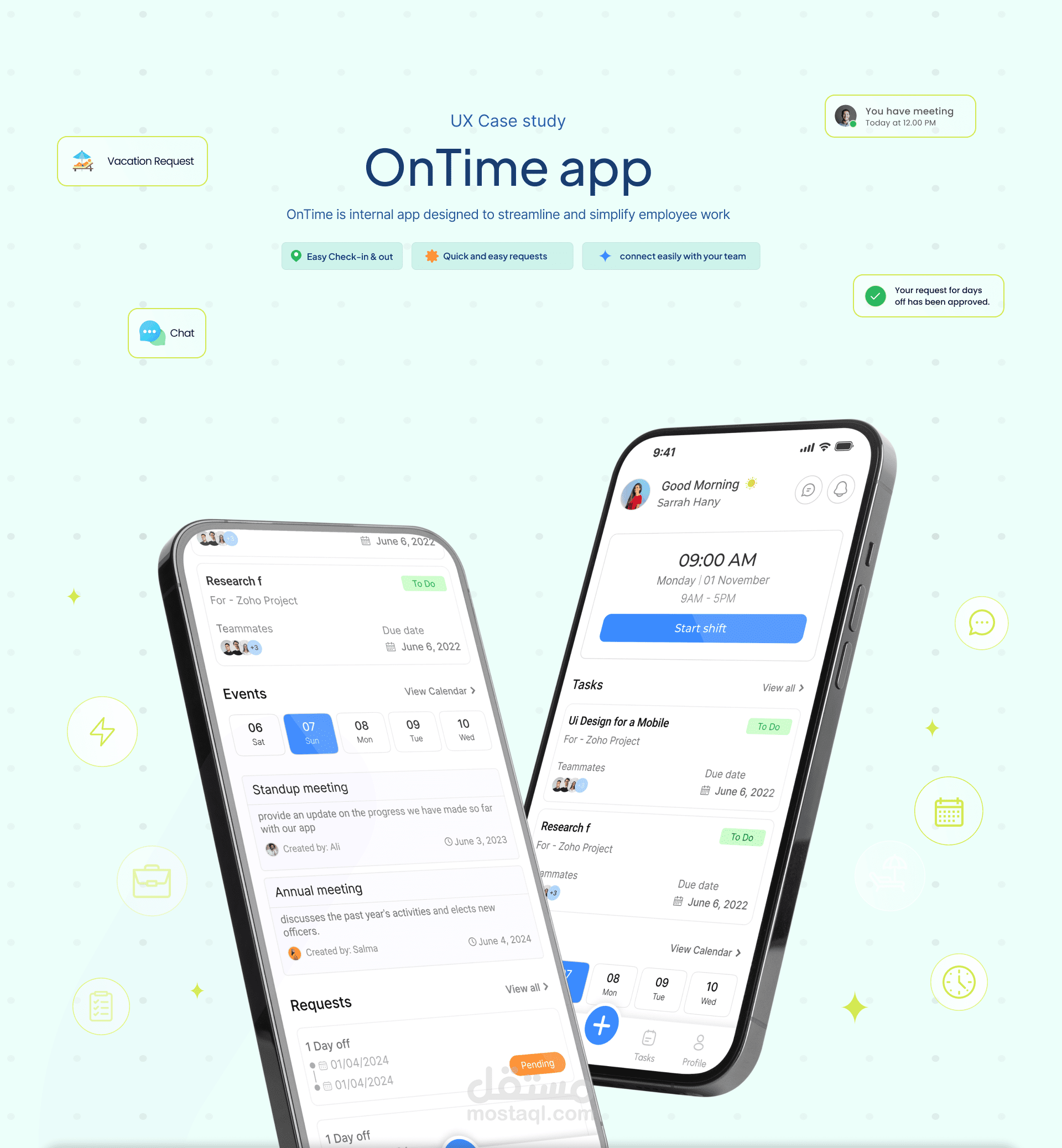 OnTime - Employee self-service mobile app
