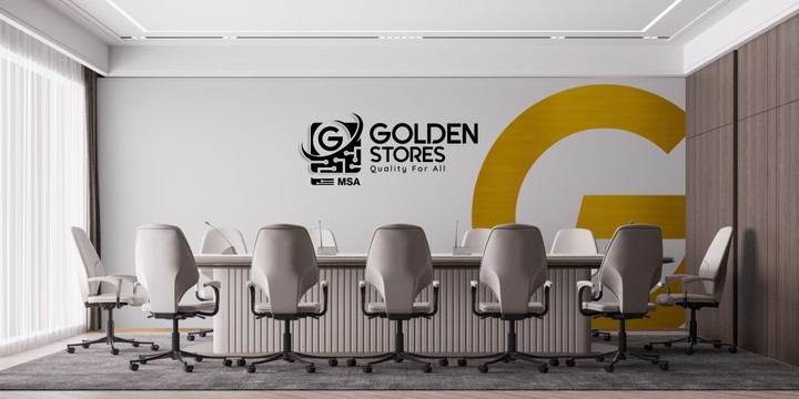 Golden stores - logo design