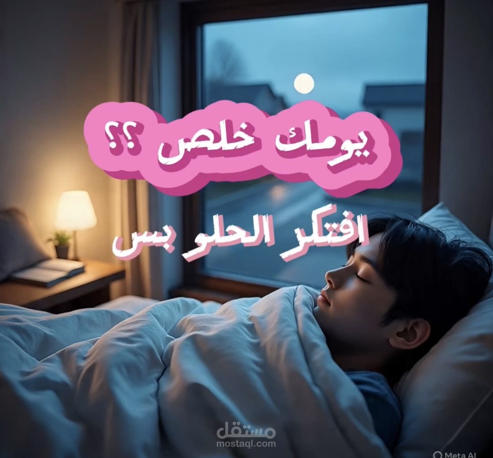 يومك خلص، افتكر الحلو بس