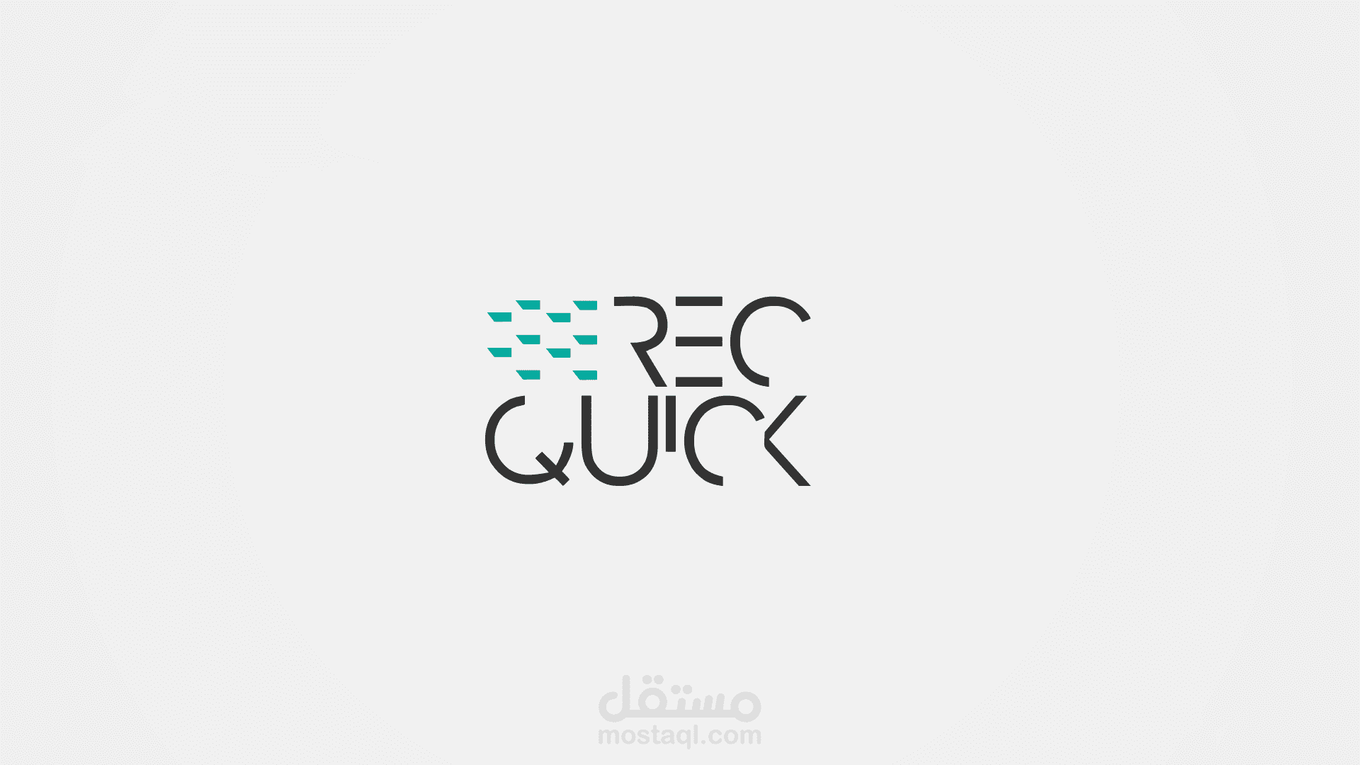 تصميم لوجو ل شركة توظيف Rec quick