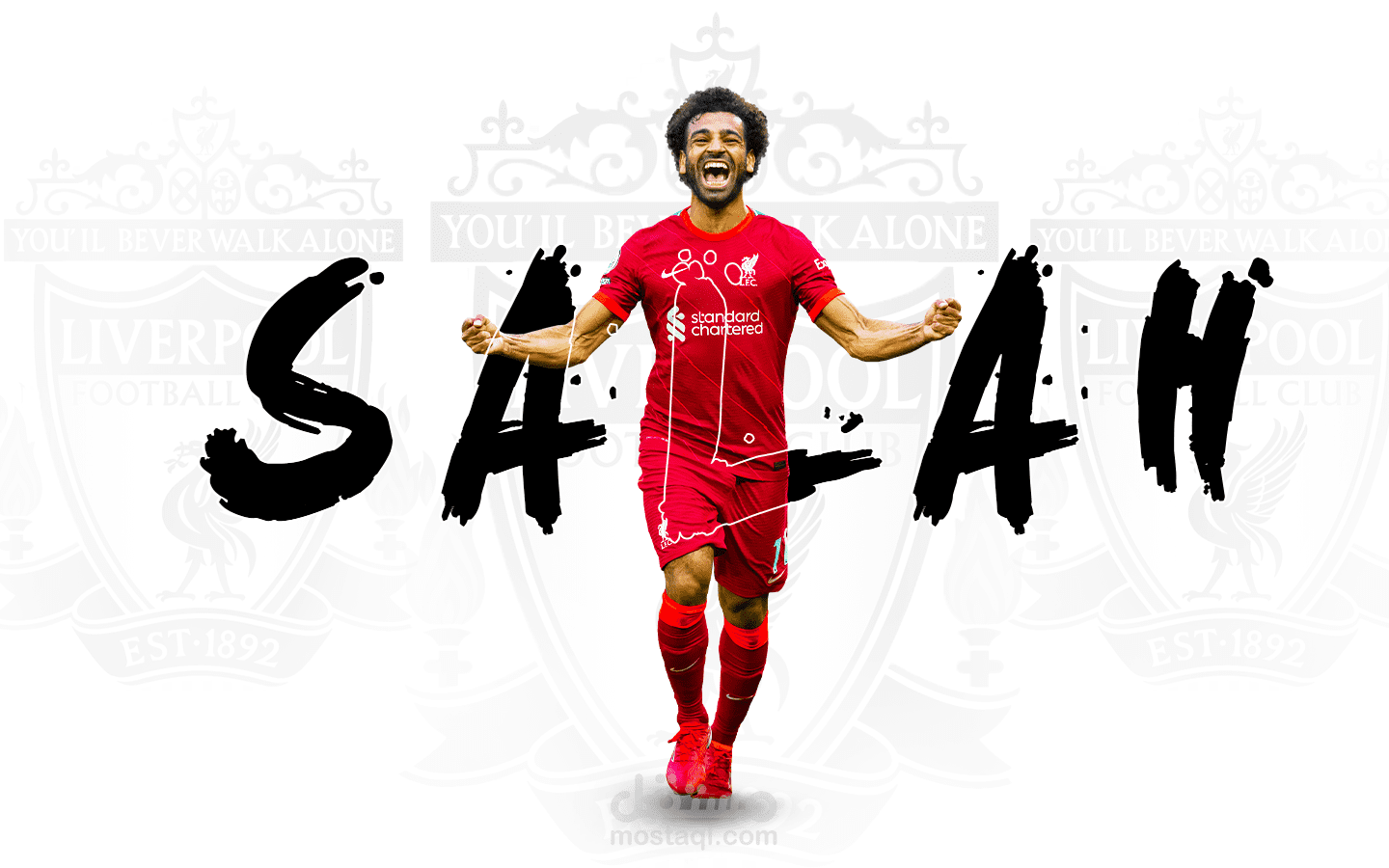 تصميم 2 بوستر و سوشيال ميديا للاعب محمد صلاح