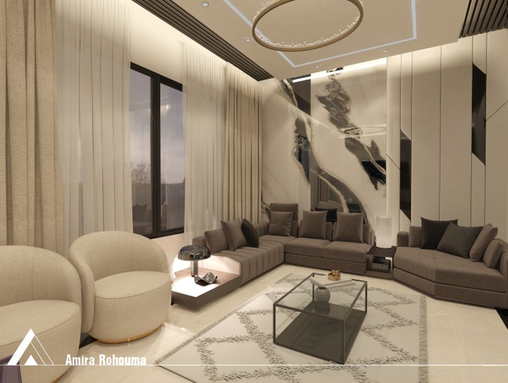 living room villa interior design