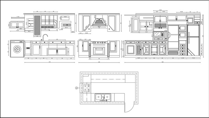 تصميم المطابخ اتوكاد وثردى ماكس