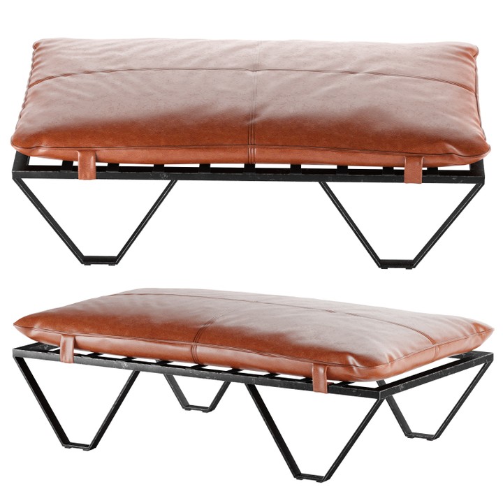 Bench Nik Leather Ottoman