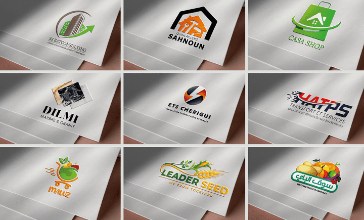 تصميم شعارات Logos بإحترافية ودقة عالية