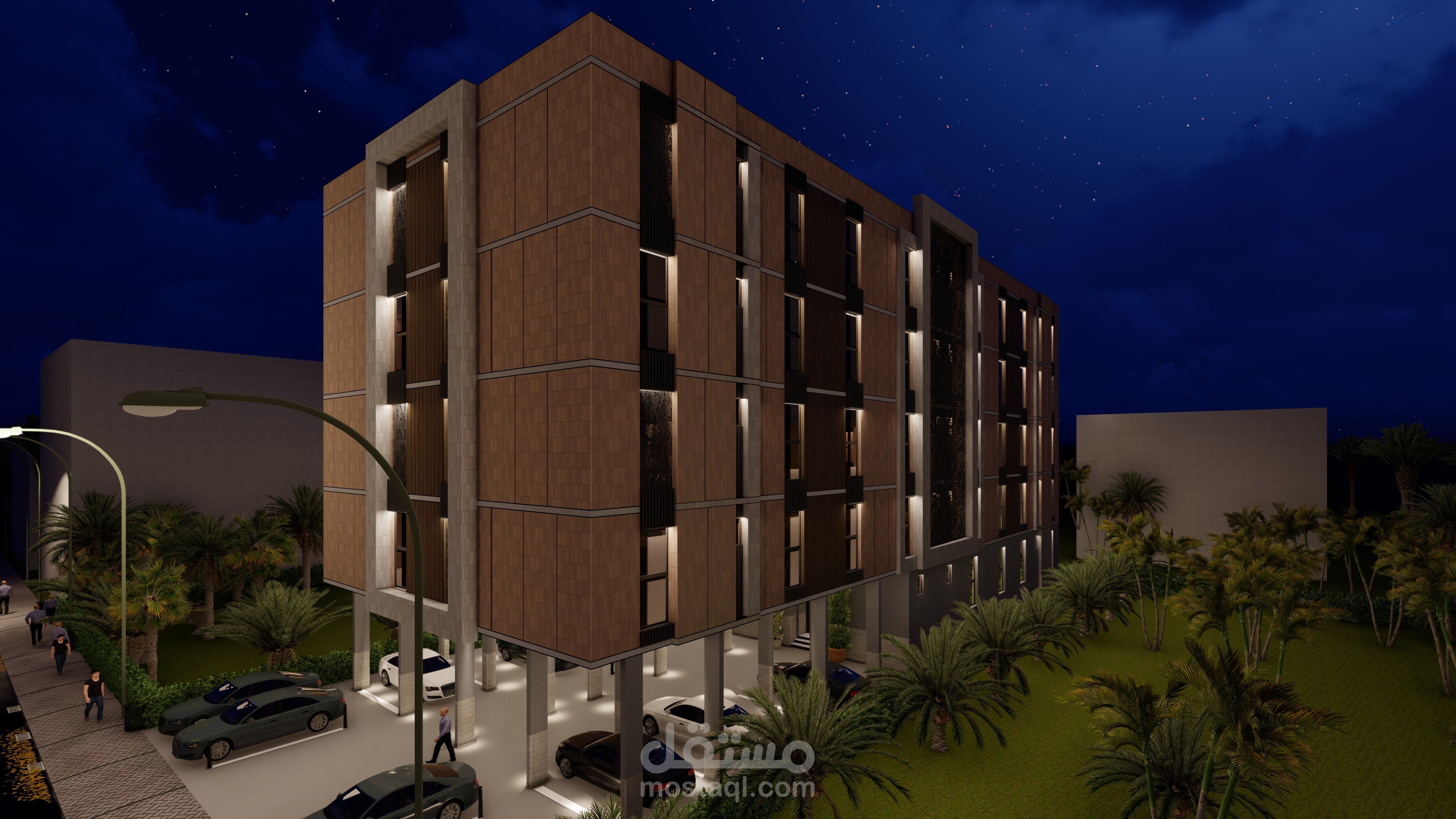 تصميم مبنى سكني