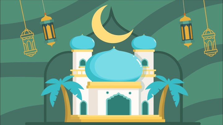 موشن جرافيك تهنيئة لشهر رمضان المبارك يانور الهلال