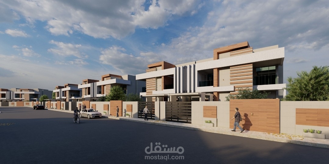 تصميم مجاورة سكنية