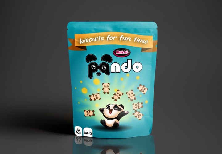 Packaging for Biscuits  Panda