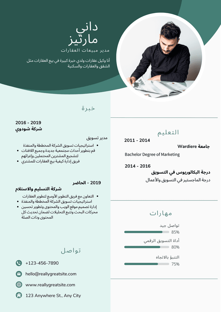 cv مميز