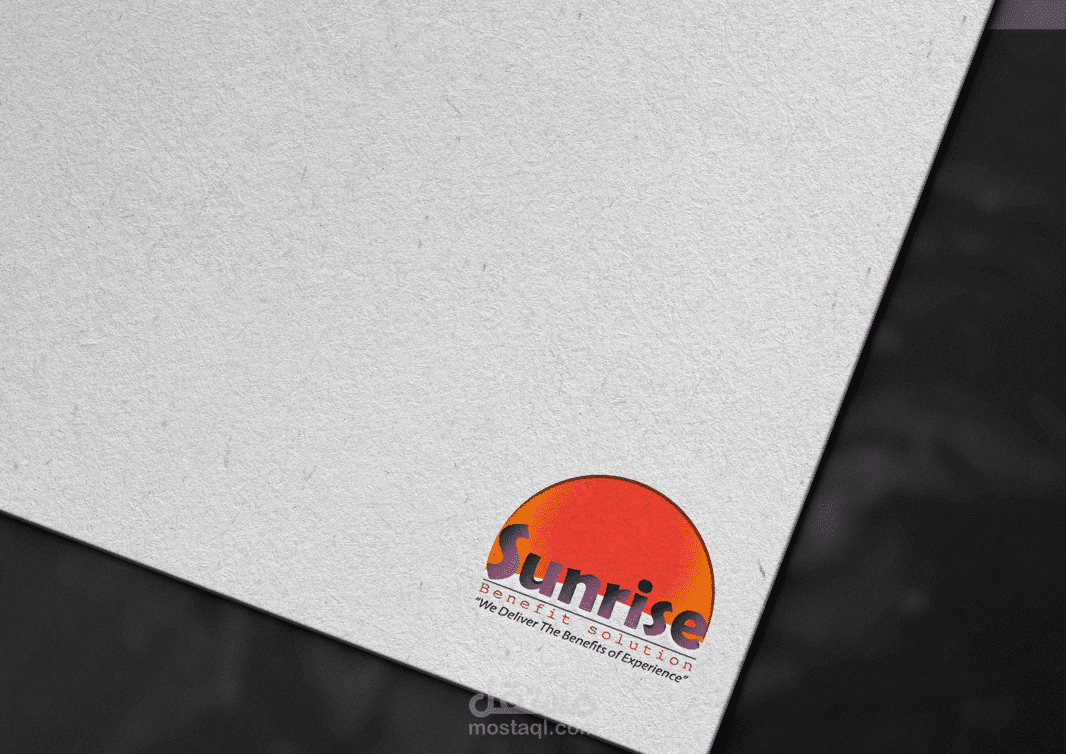 تصميم لوجو لشركة sunrise