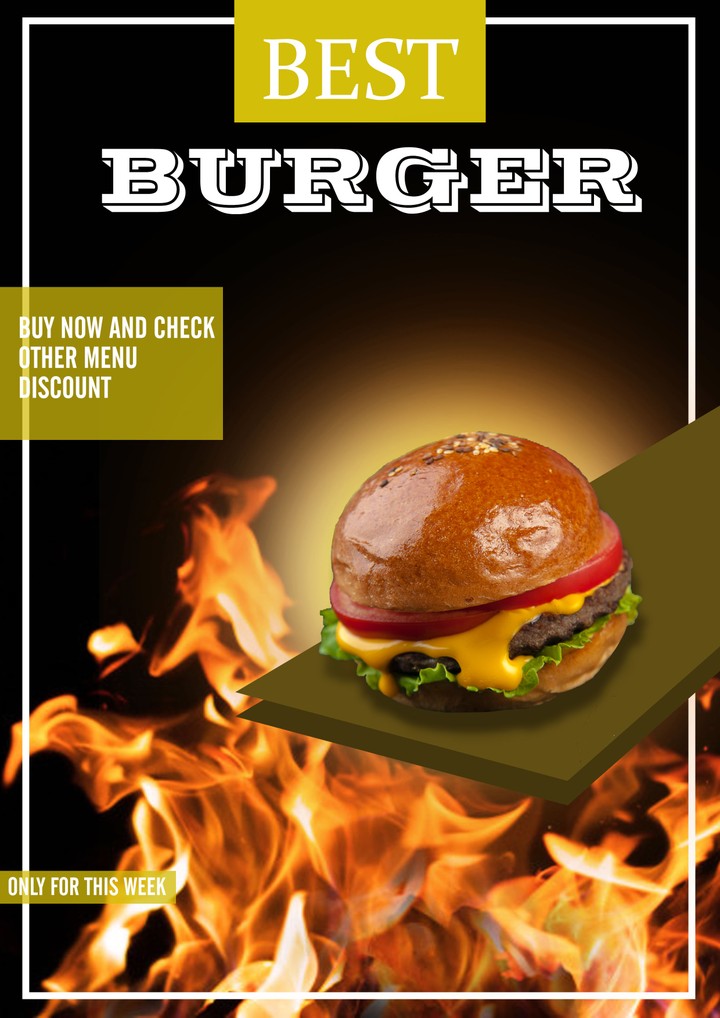 poster of burger