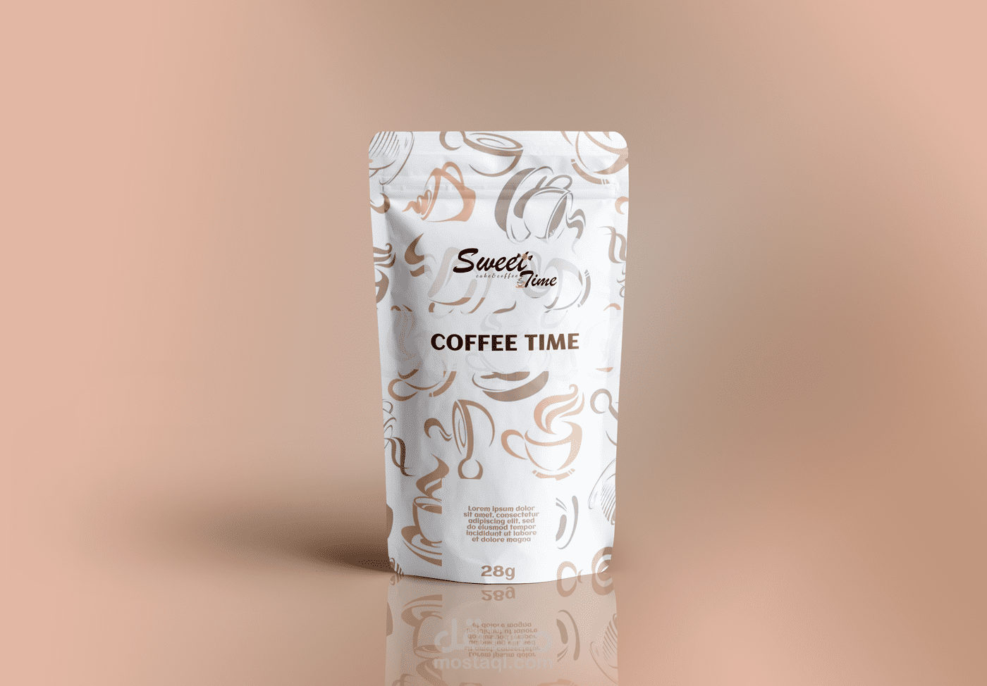 Packaging Design and Die Cut "SWEET TIME" Cafa  التغليف لمشروع "سويت تايم"كافيه