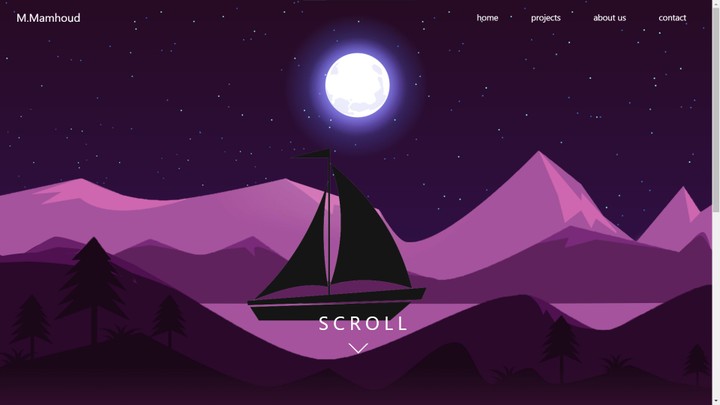 creative scrolling website