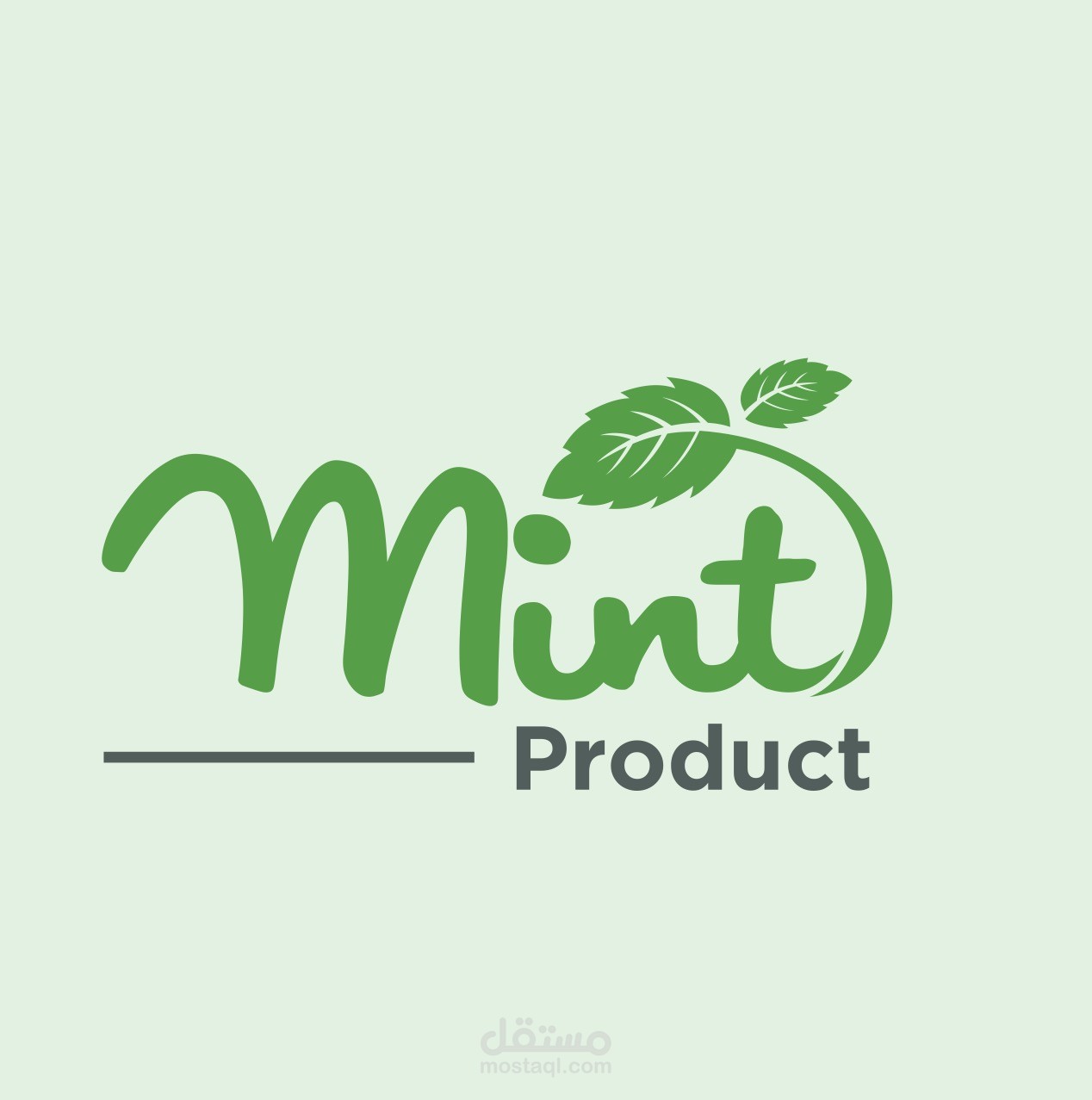 تصميم شعار mint product