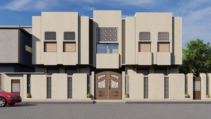 Villa facade design in KSA