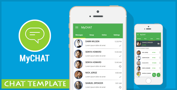 MyCHAT - Chat Messenger Template - AdMob - تطبيق شبيه للواتس اب