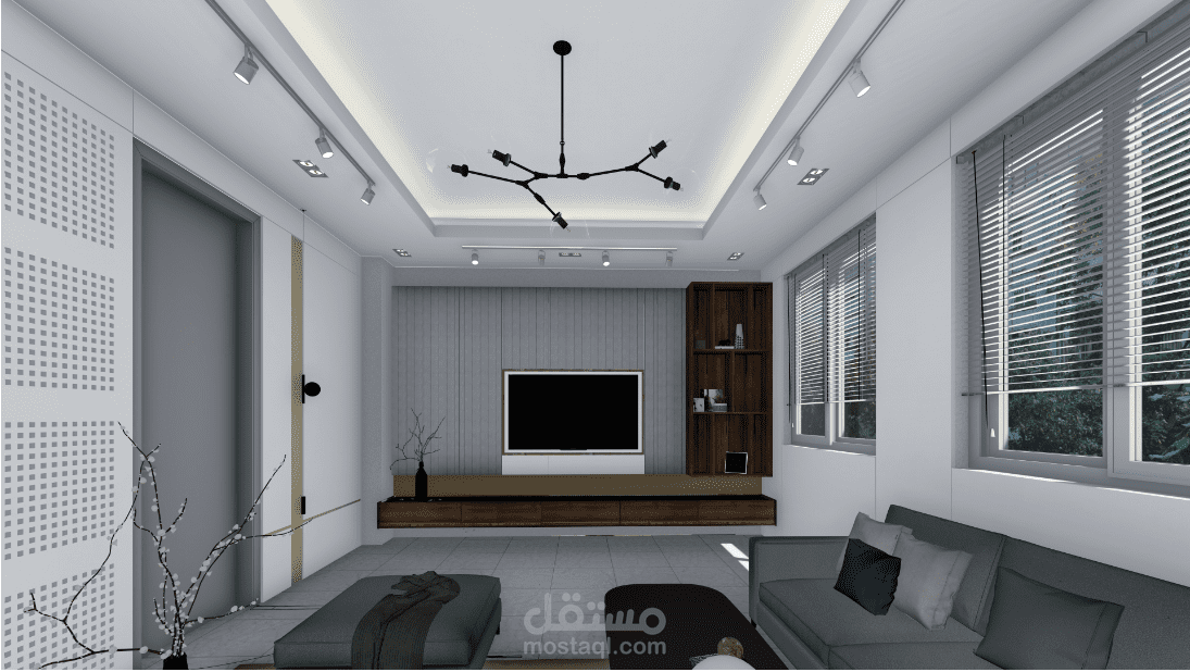 تصميم داخلي لغرفة معيشة_living room