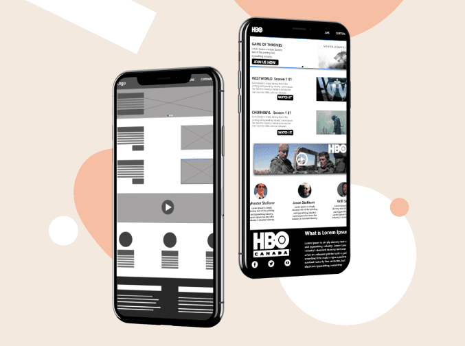 HBO: Home to Series, Movies, | UX UI Design