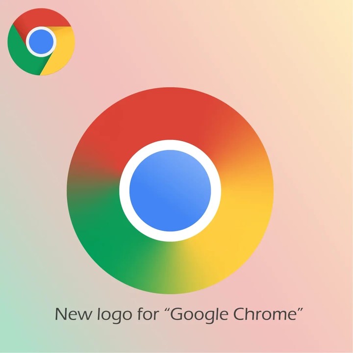 Redesign logo for "Google Chrome"