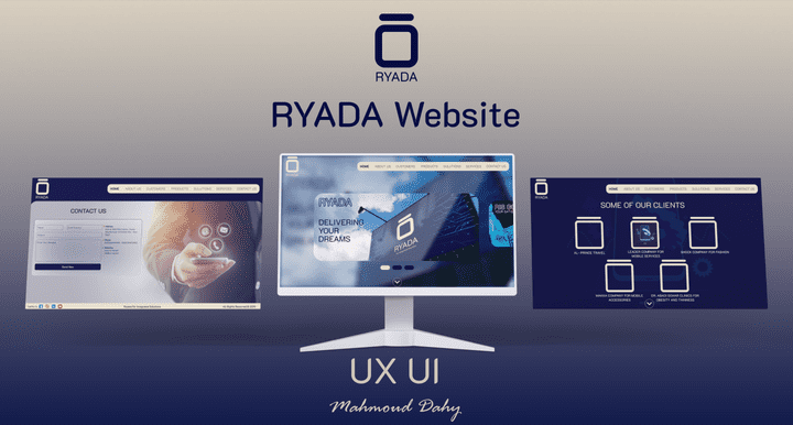 "Ryada" Website - UX/UI Design