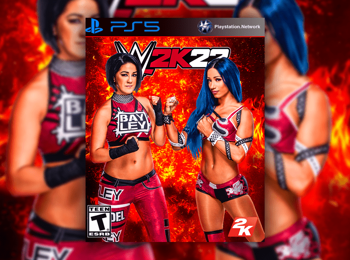 بوستر ترويجي للعبة wwe2k22