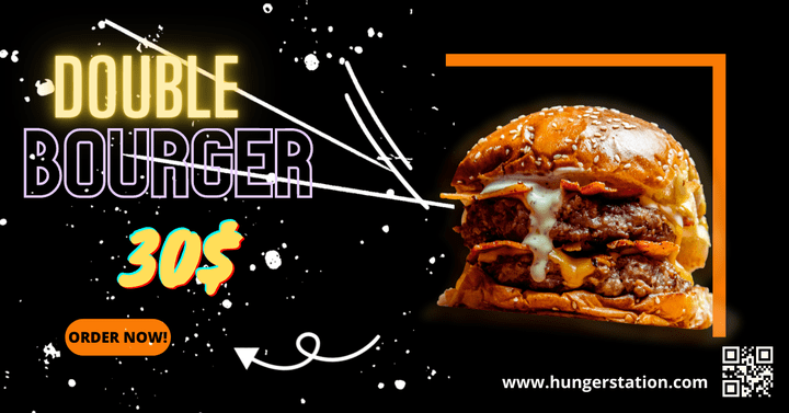 double burger ad