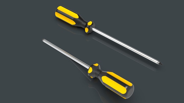 تصميم  مفك صليبه screwdriver