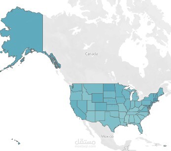 تحليل البيانات الديموغرافية للسكان باستخدام تابلوه (Tableau).