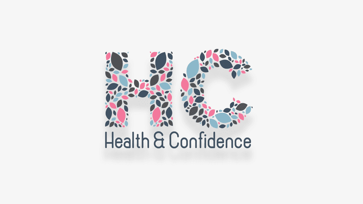 تصميم شعار مجلة صحية Health and Confidence