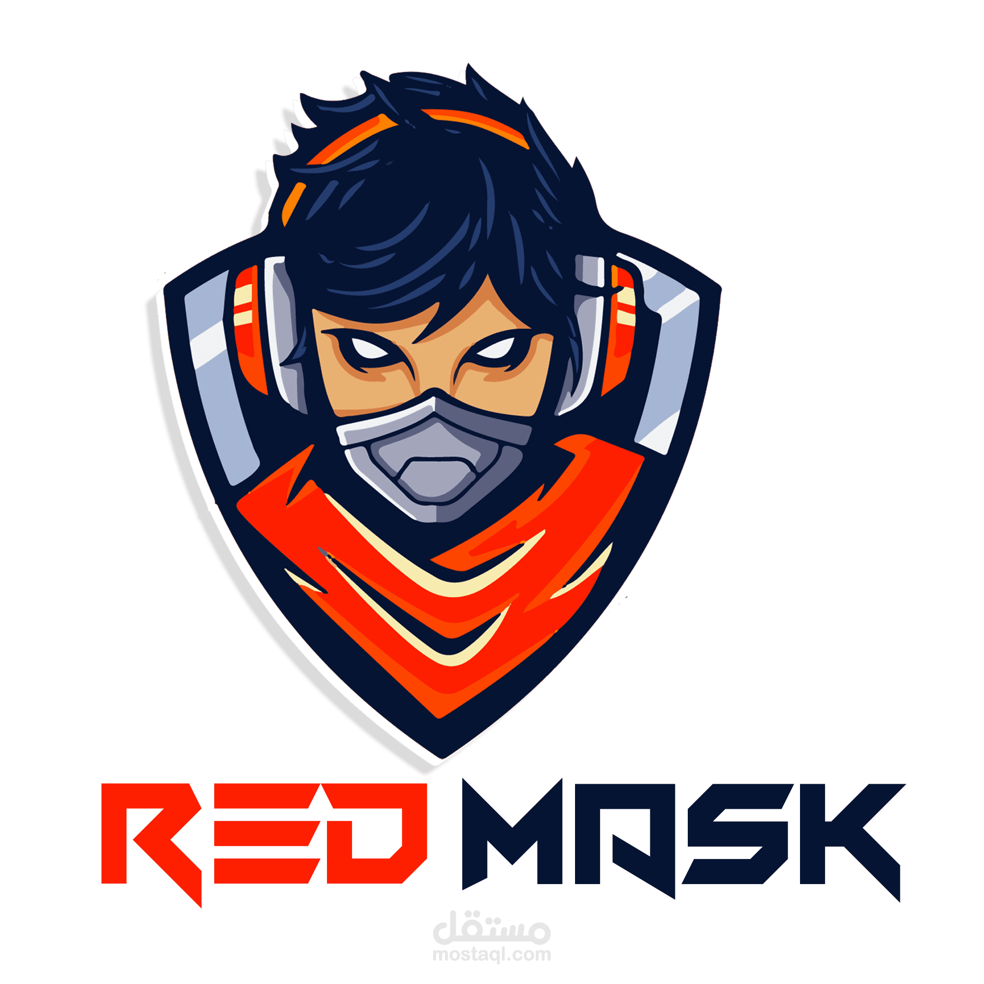 شعار لفريق Red Mask