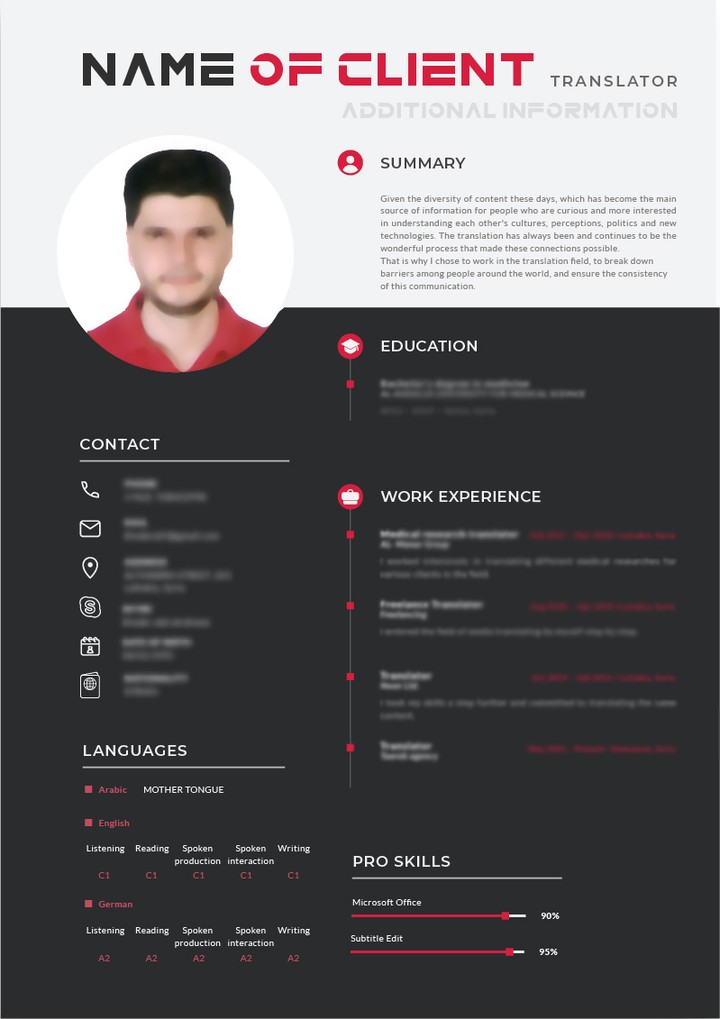 CV design