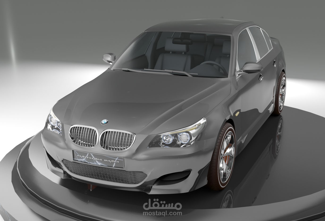 تصميم ثلاثي الابعاد - سيارة BMW M-5