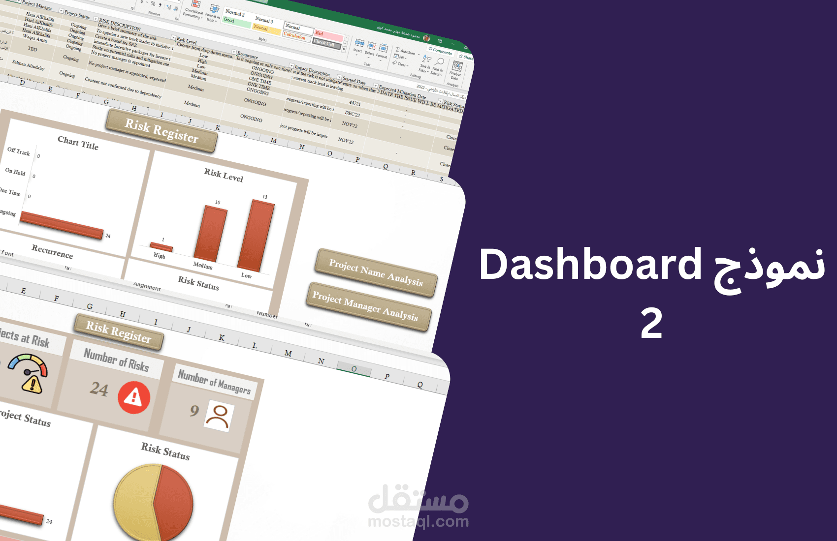 نموذج dashboard 2