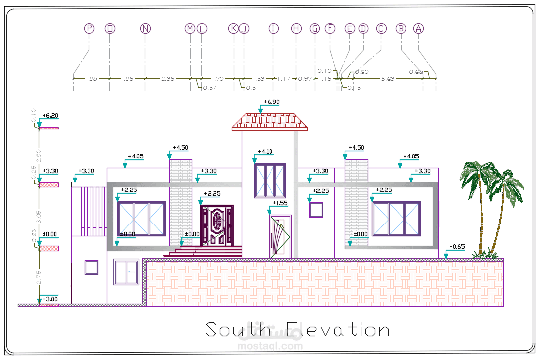 تصميم واجهات معمارية (2D)