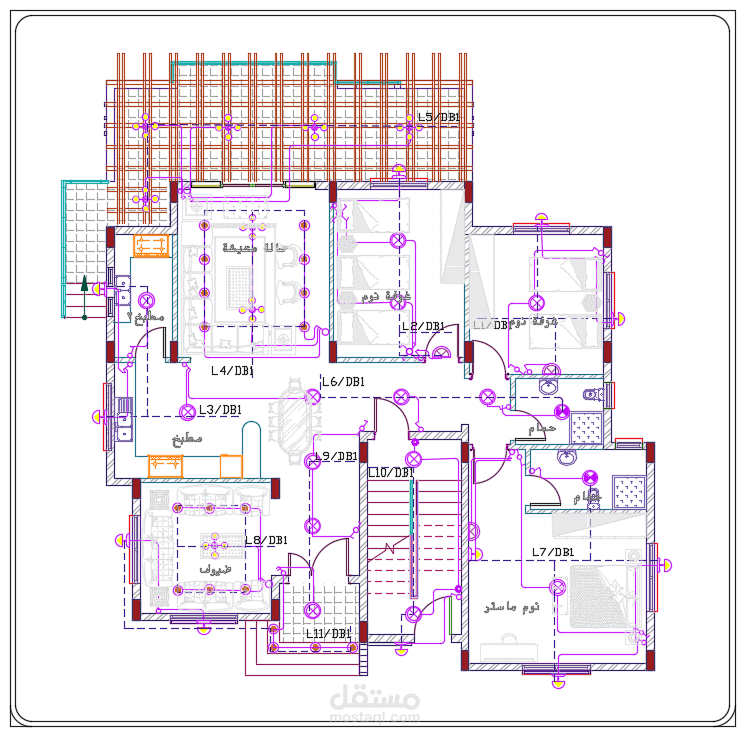 مخططات تصميم كهربائية