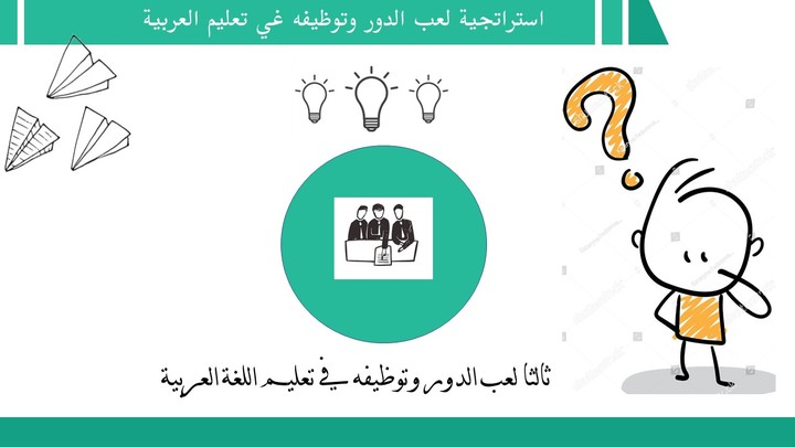 تصميم حقيبة تدريبية بعنوان الاستراتيجيات الحديثة في تعليم اللغة العربية