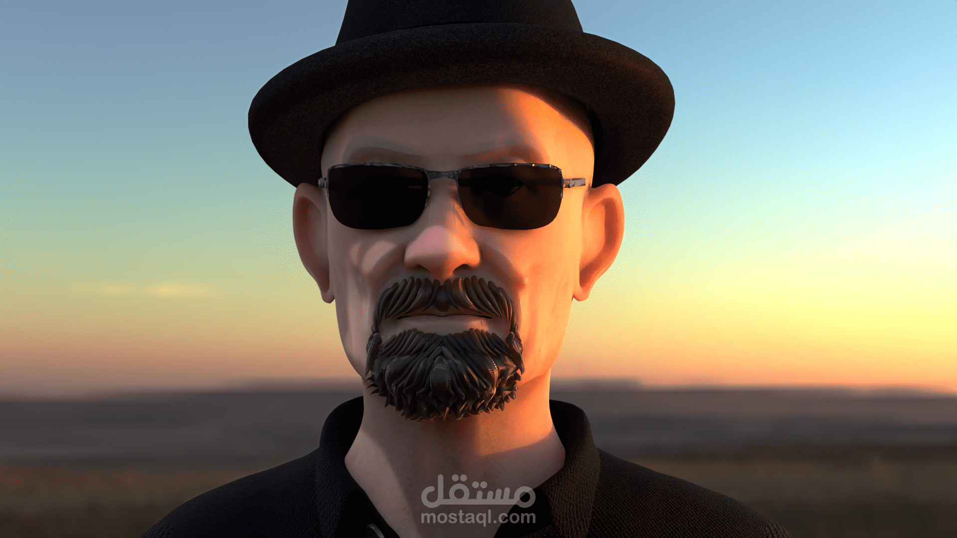 تصميم شخصيات مسلسل 3D