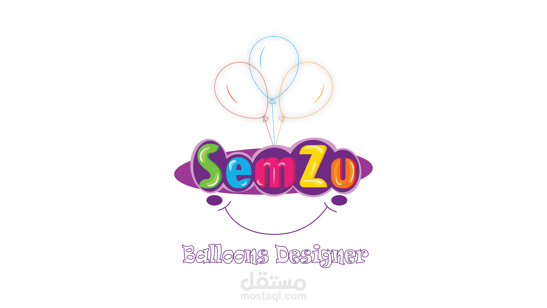 تصميم شعار لصفحة  (Semzu) balloon Desighner