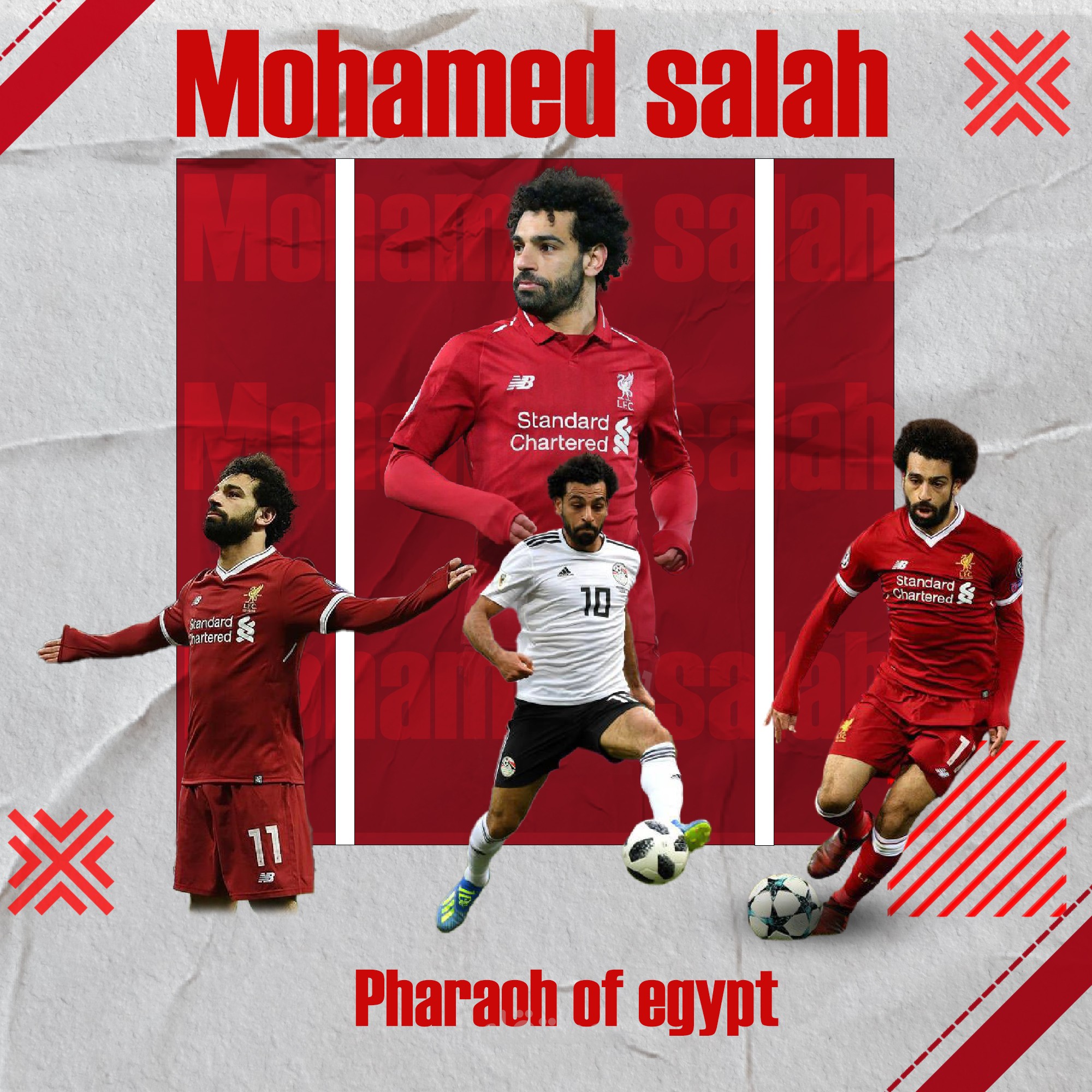 تصميم بوستر لي لاعب محمد صلاح