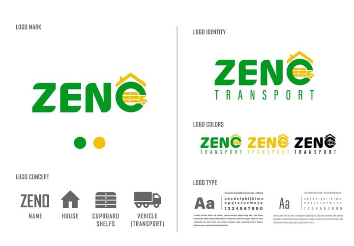 شعار شركة zeno transport