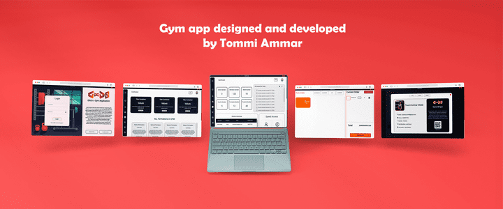 Gym App designed and developed