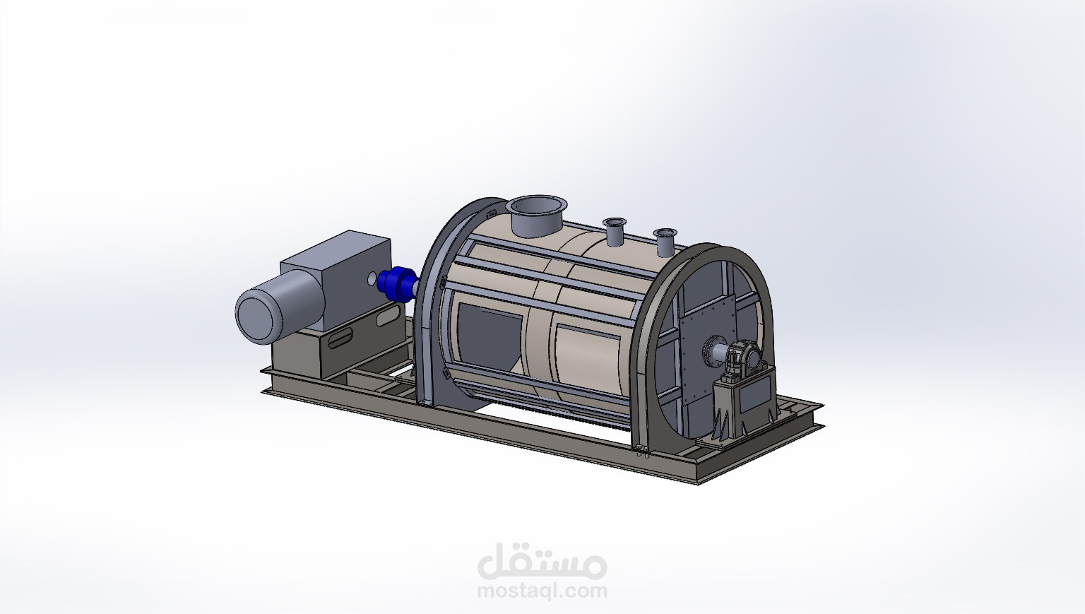 تصميم مجسم واحد ثلاثي الابعاد علي solidworks